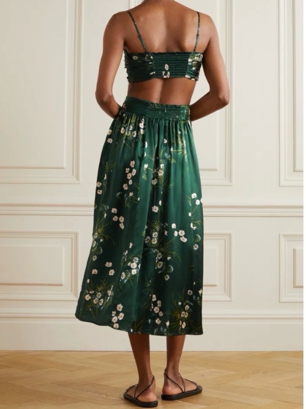 Reformation Silk Carrie Floral 2 Piece Set - Picture 9 of 16